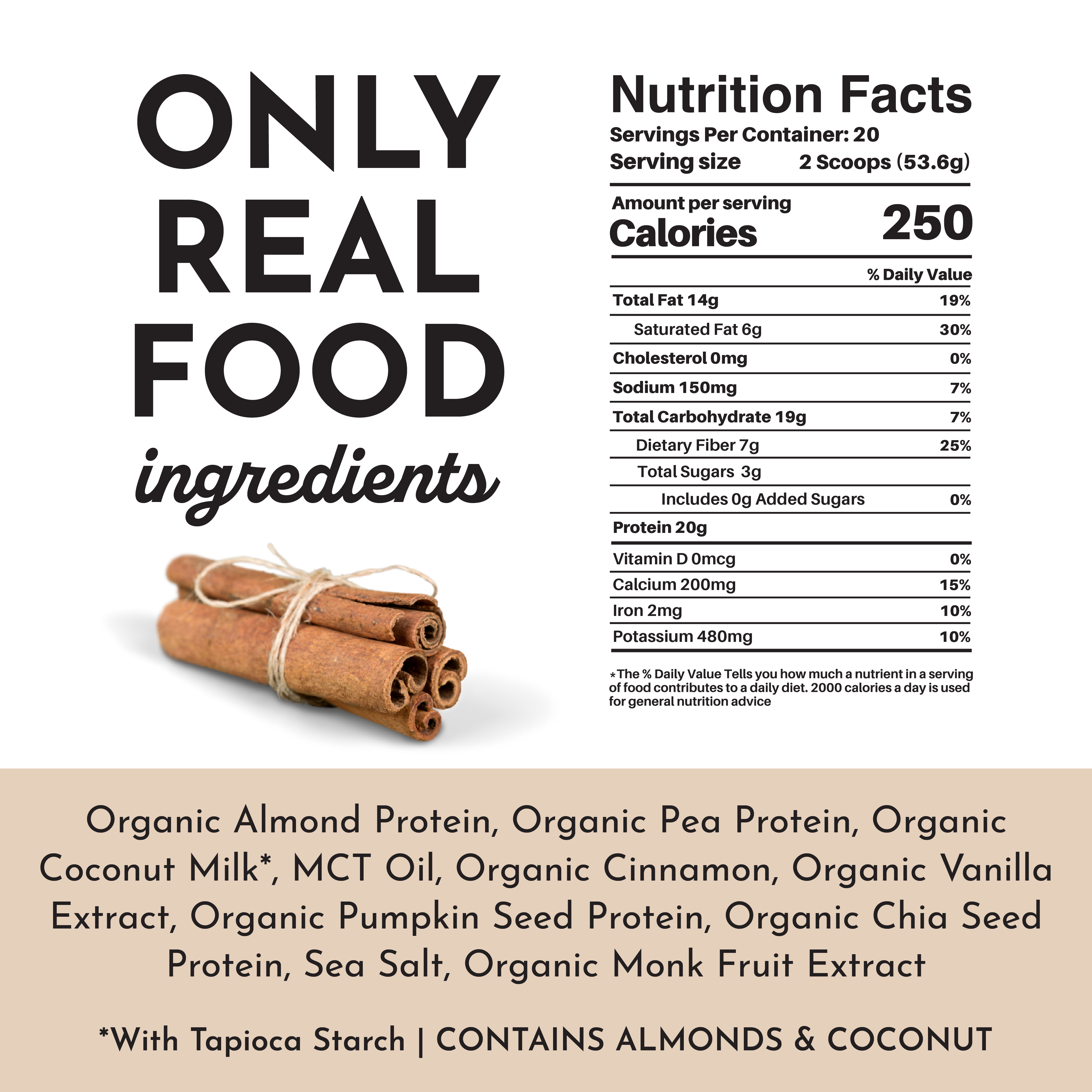 Vegan Snickerdoodle Protein Powder