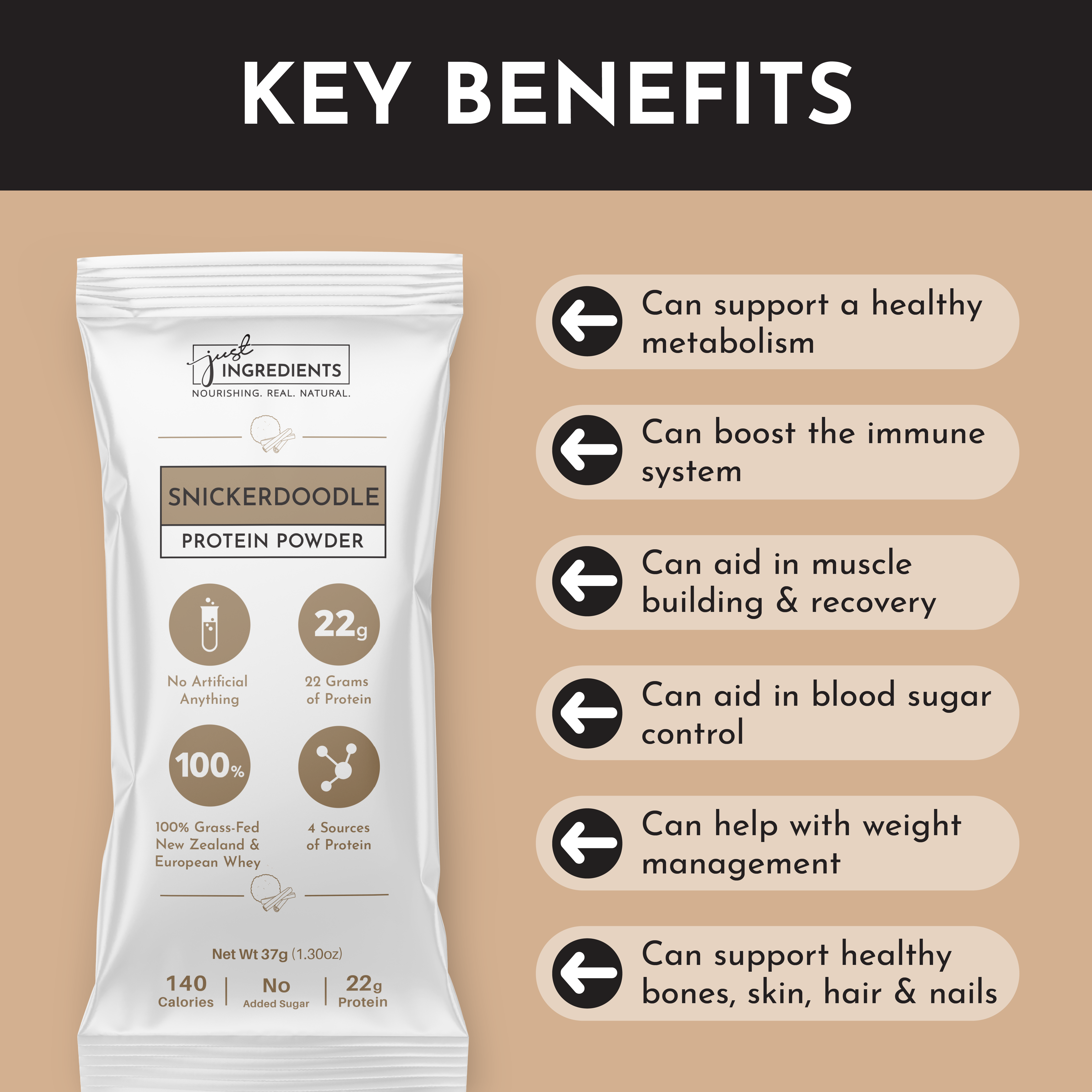 Snickerdoodle Protein Powder Stick