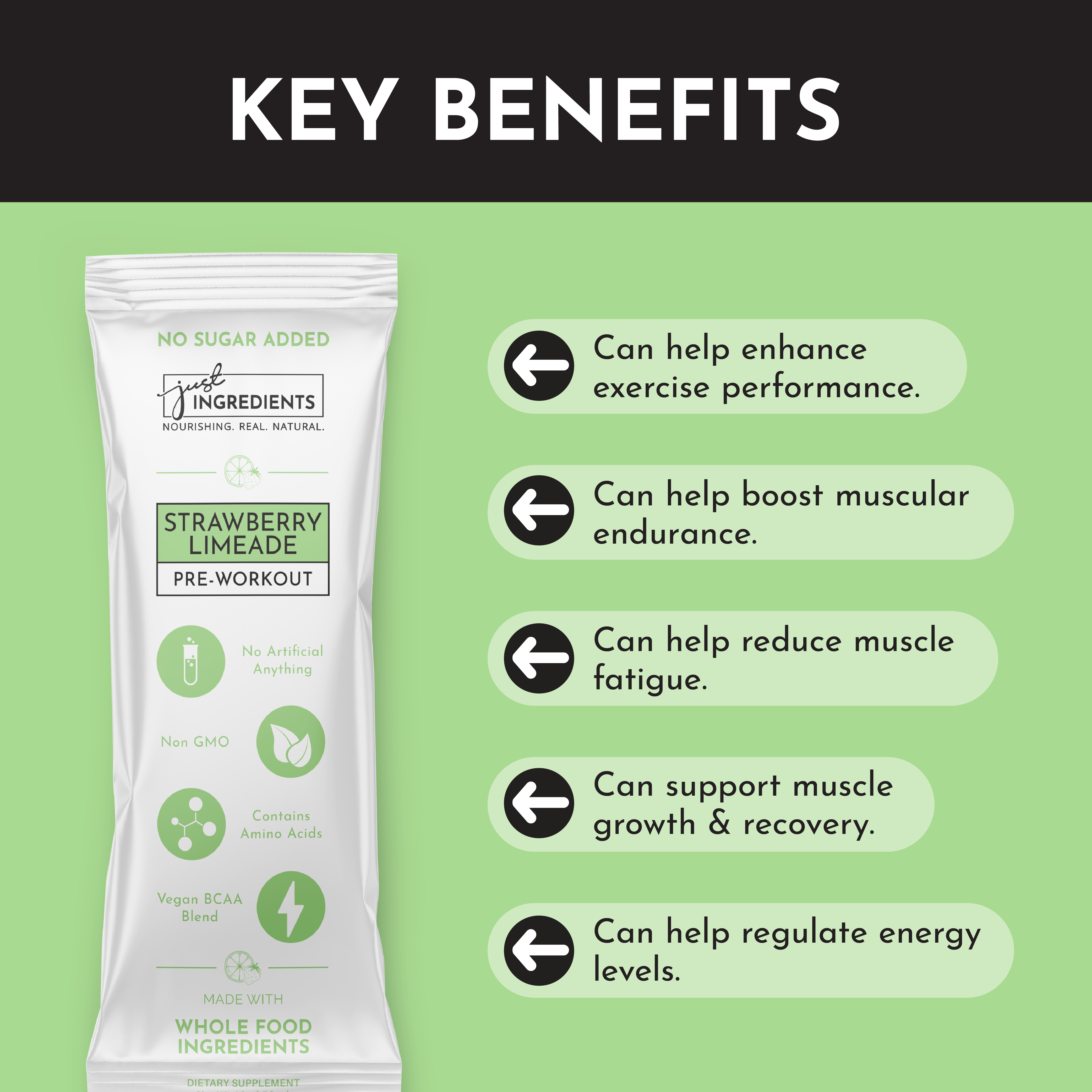 Strawberry Limeade Pre-Workout Stick