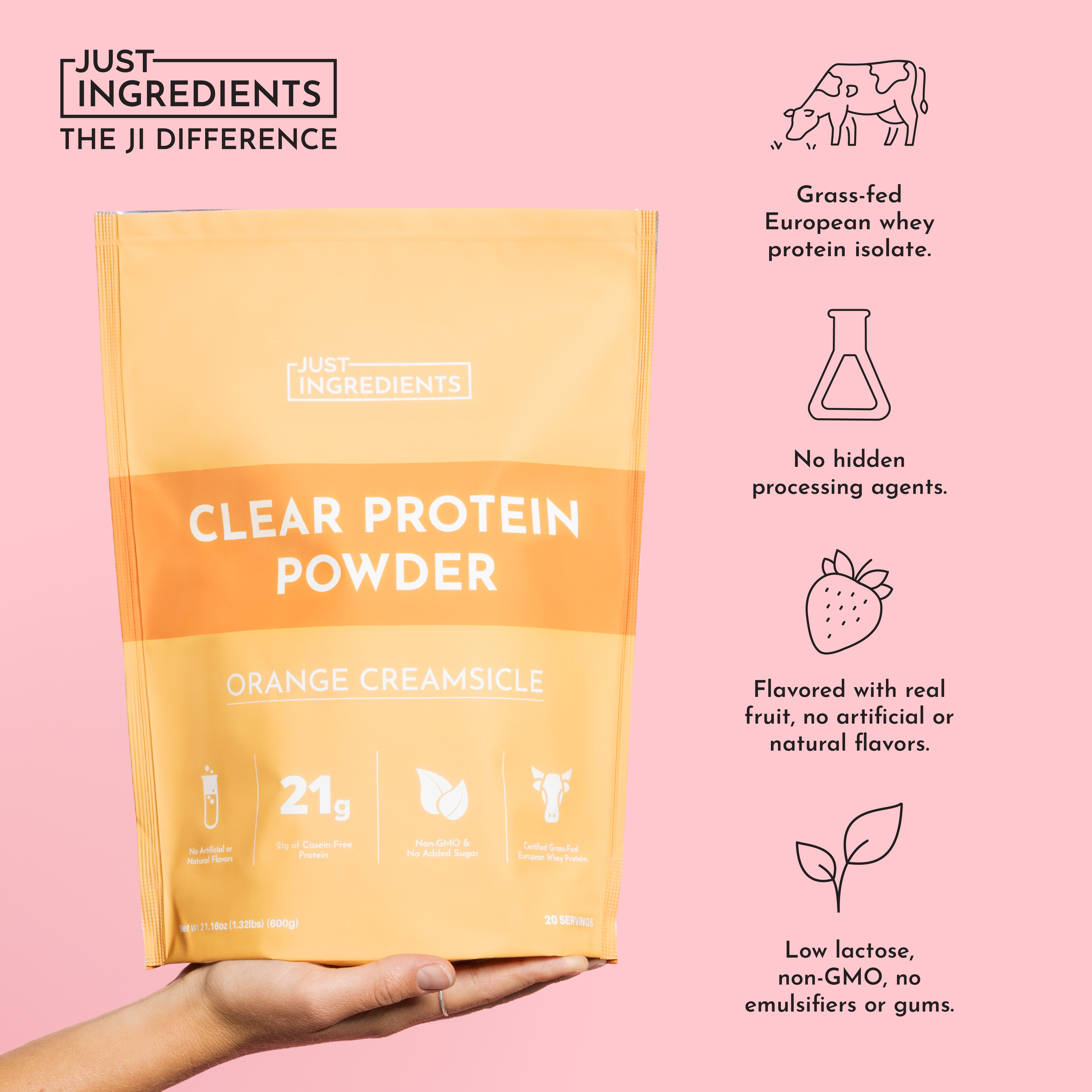 Orange Creamsicle Clear Protein Powder