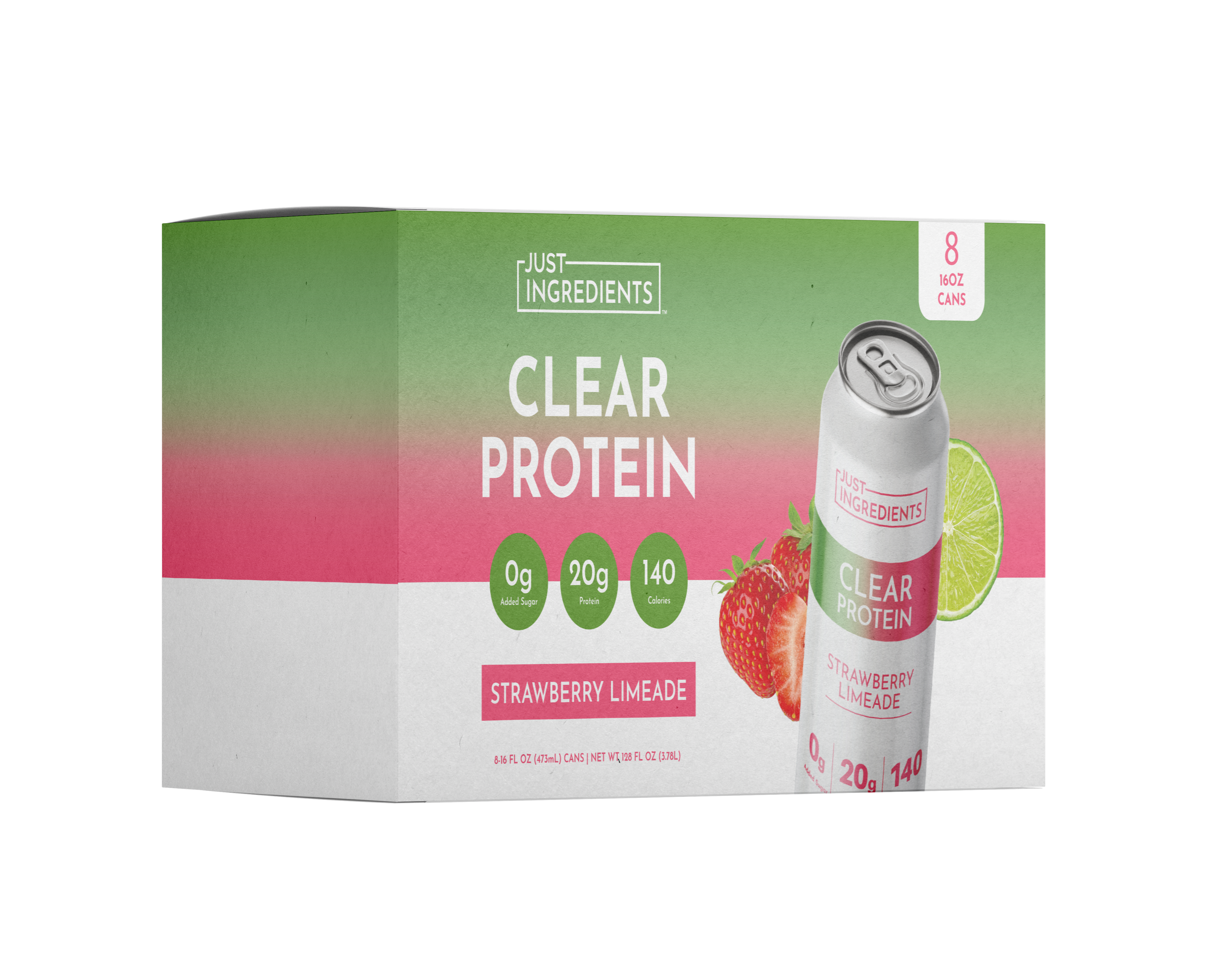 Strawberry Limeade Clear Protein (8 pack)