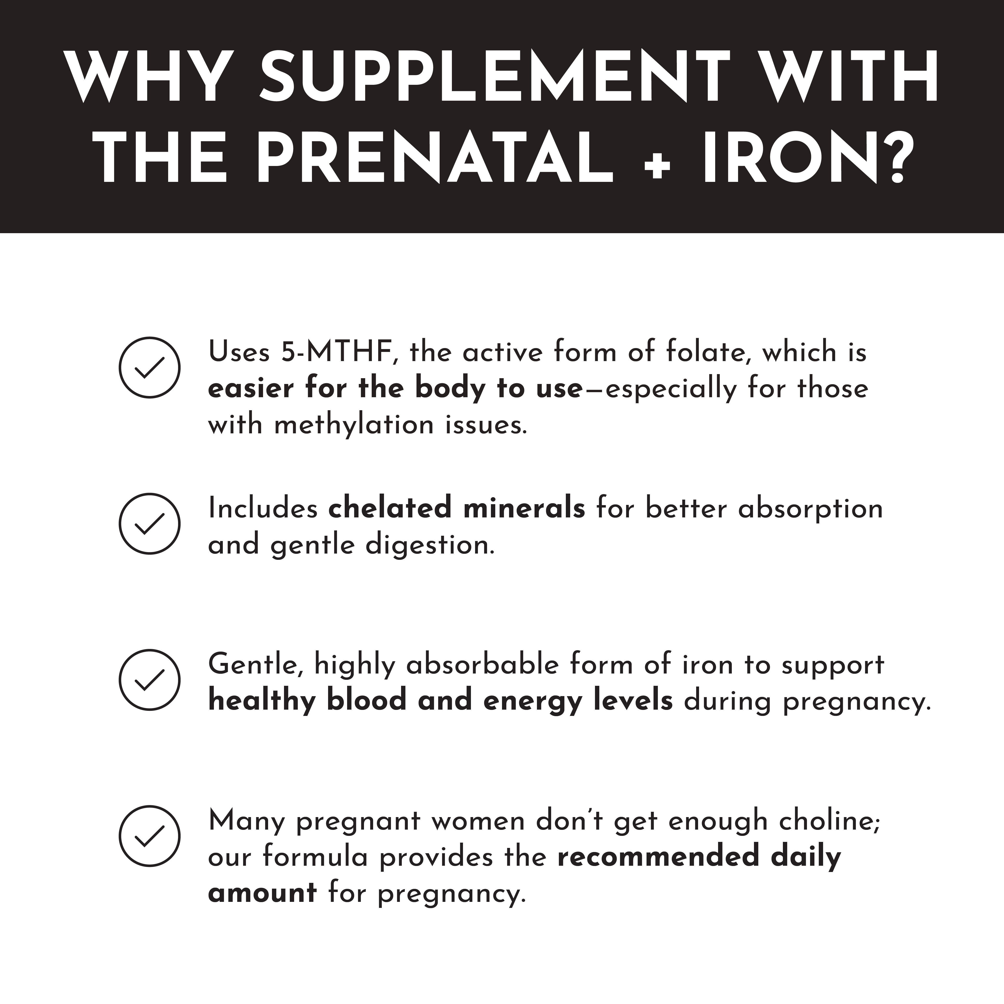 Prenatal & Postnatal + DHA + Iron