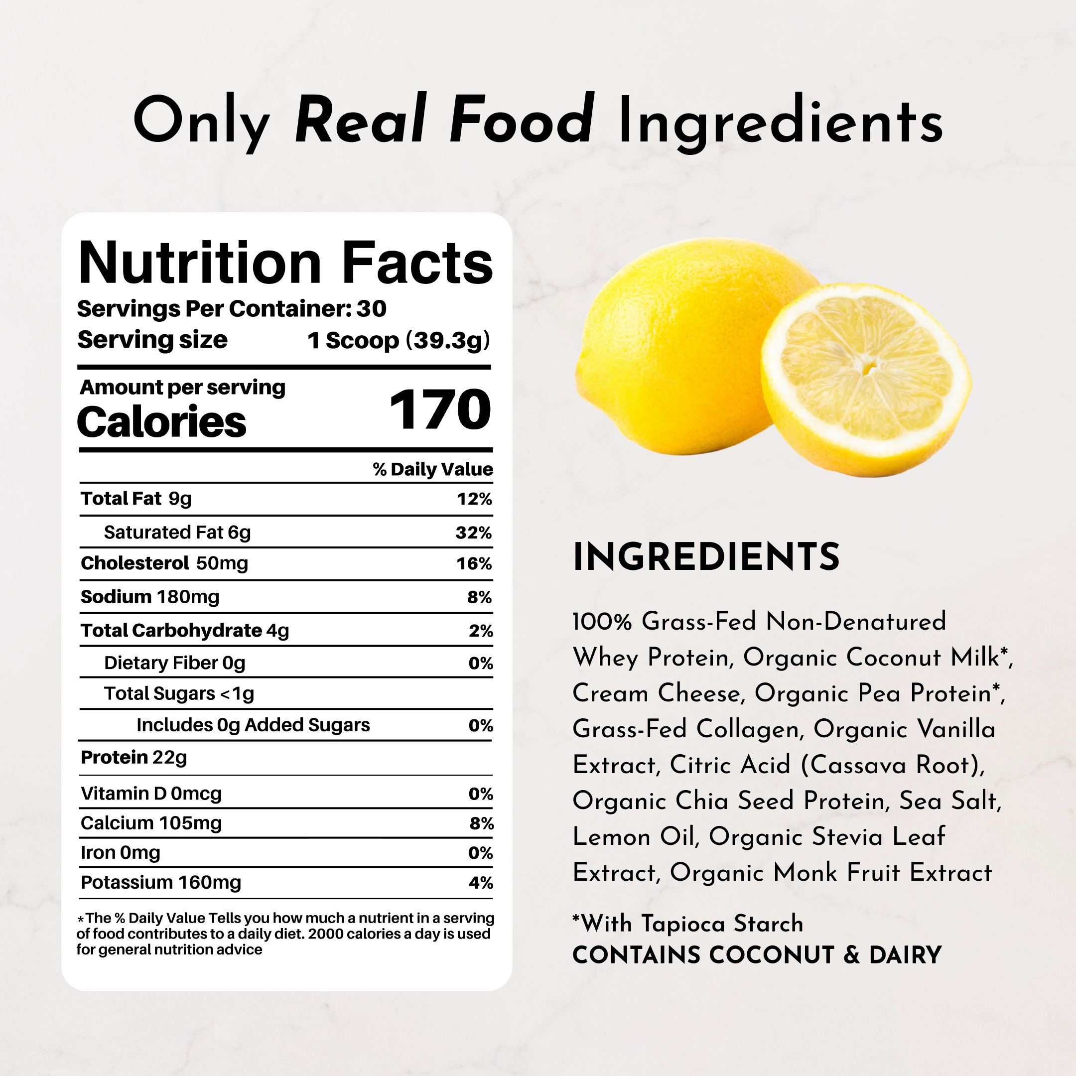 Lemon Swish Protein Powder Overstock