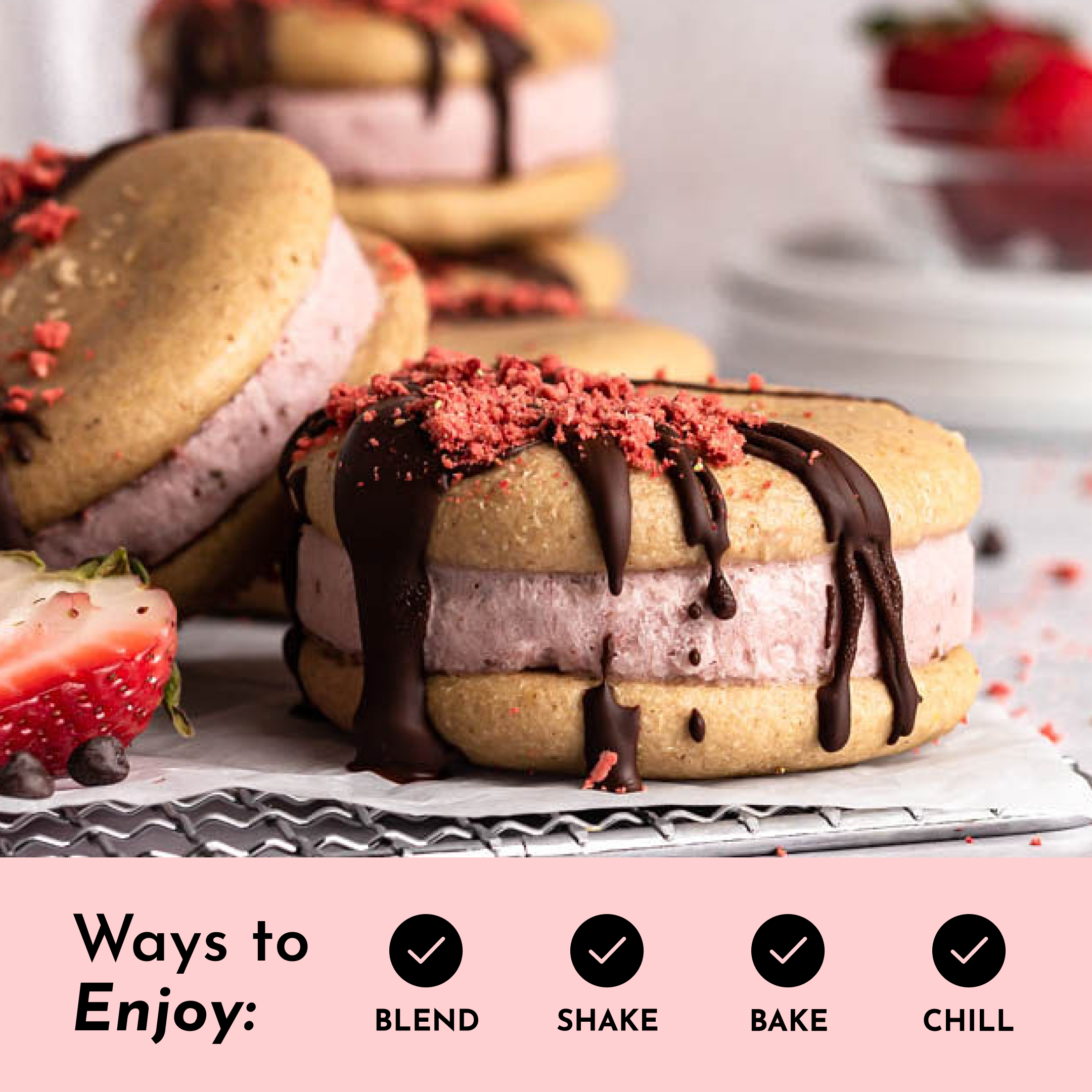 Strawberries & Cream Protein Powder