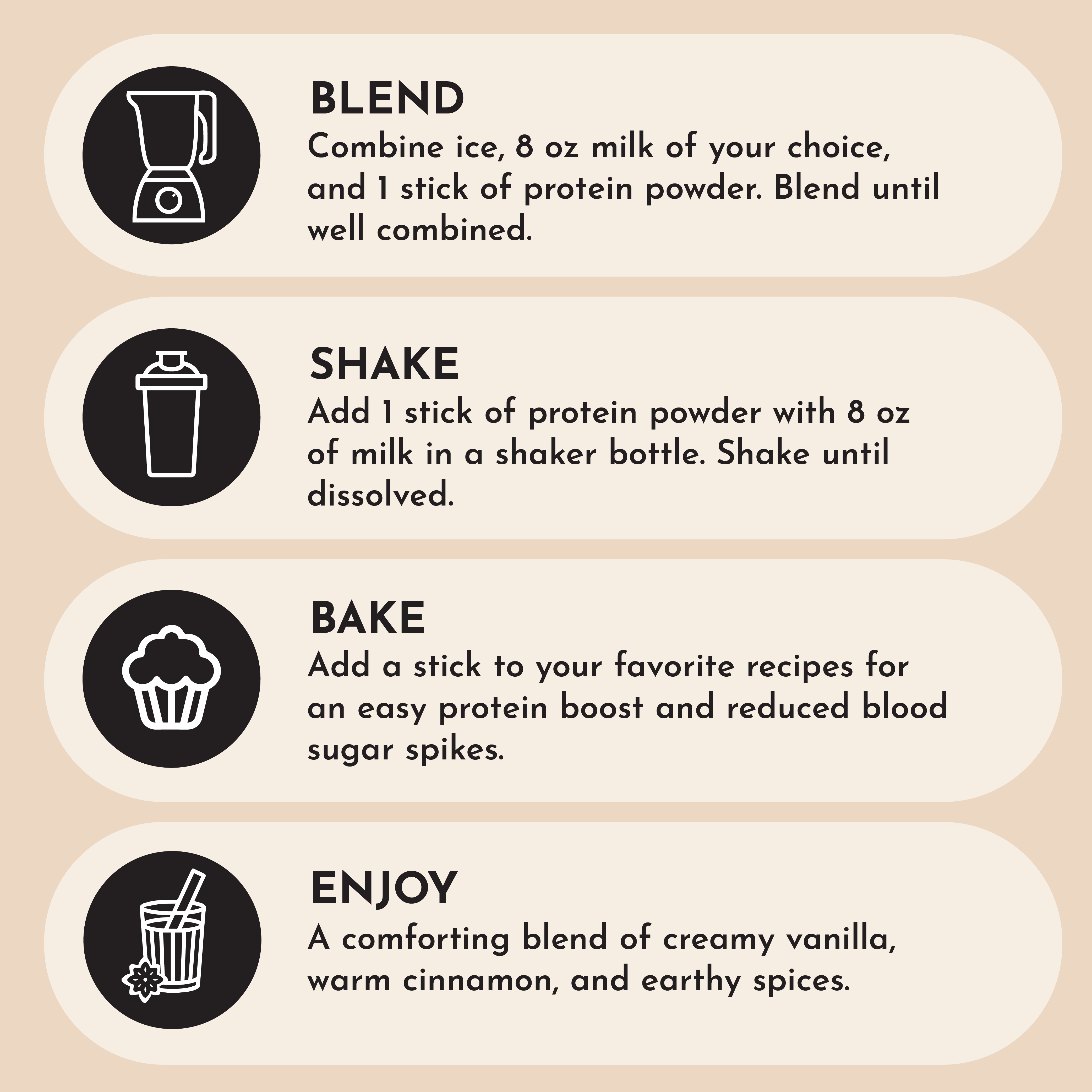 Chai Protein Powder Stick