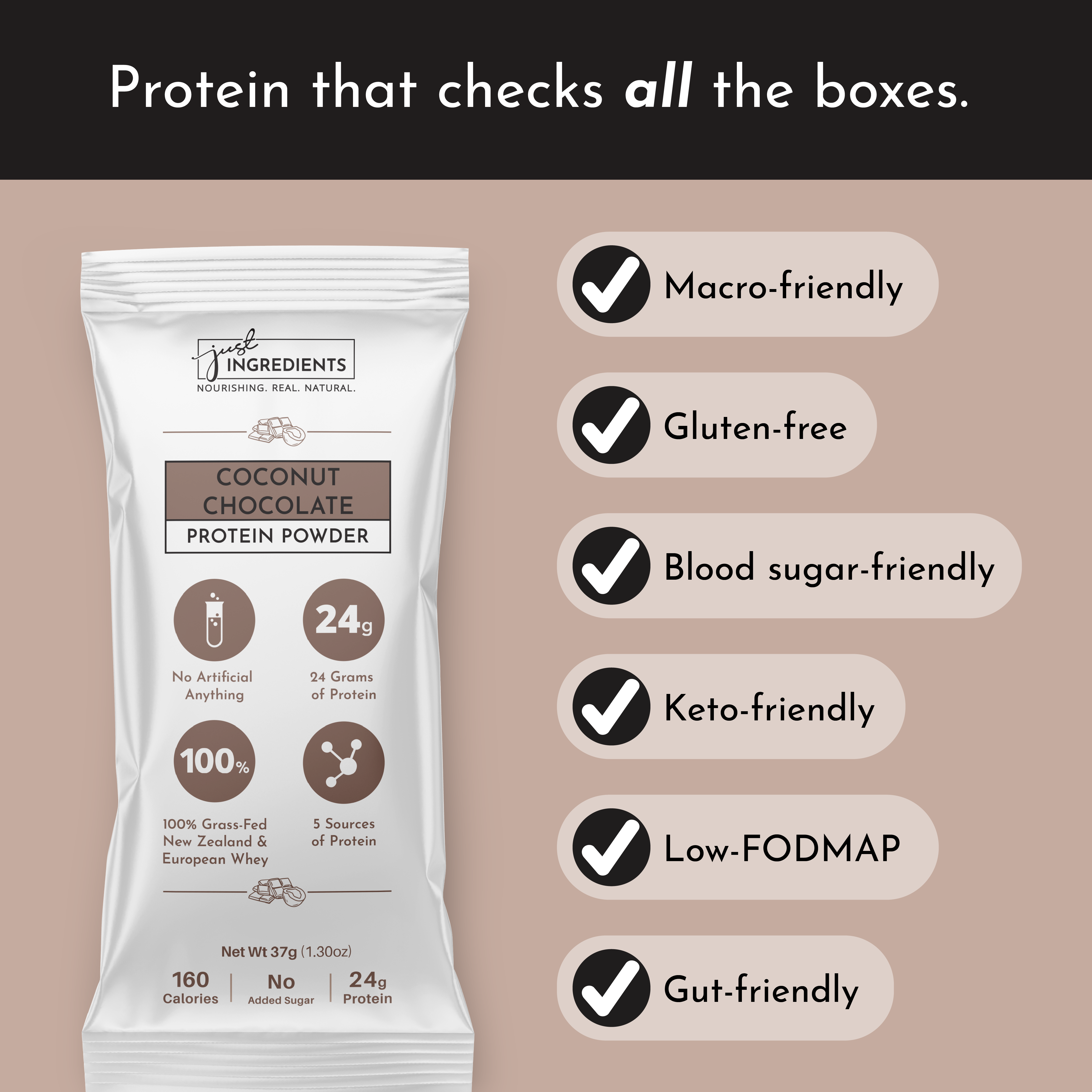 Coconut Chocolate Protein Powder Stick