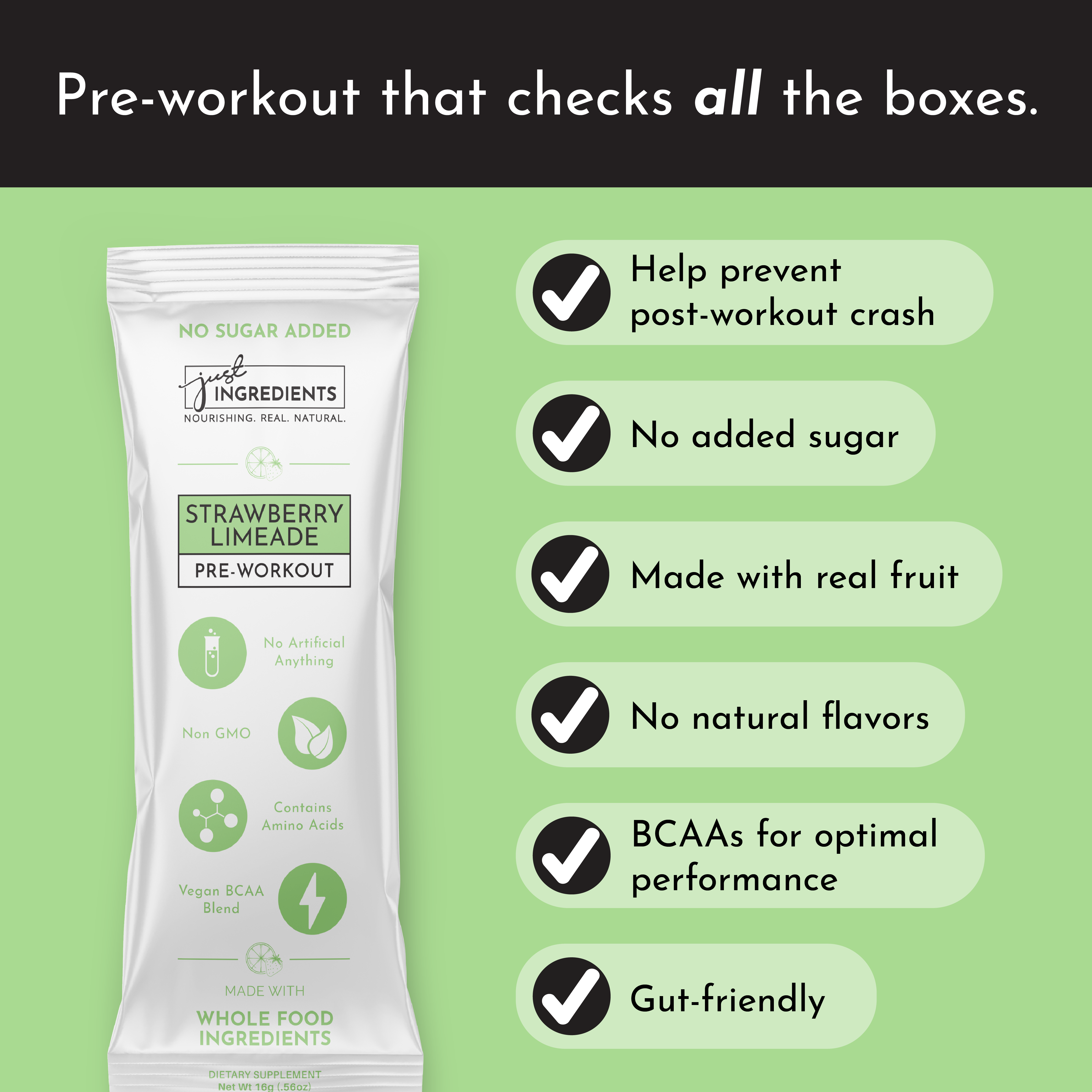 Strawberry Limeade Pre-Workout Stick