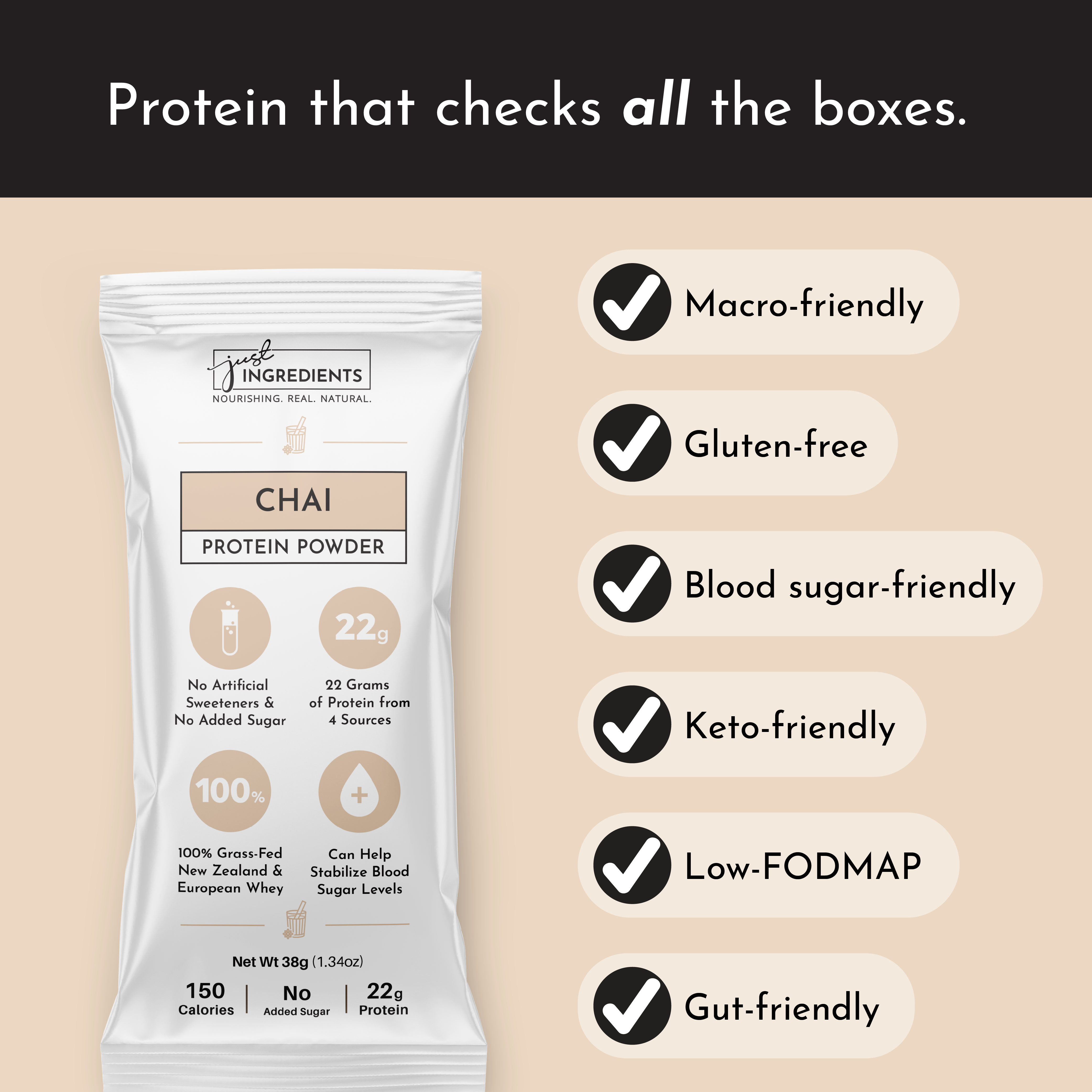 Chai Protein Powder Stick