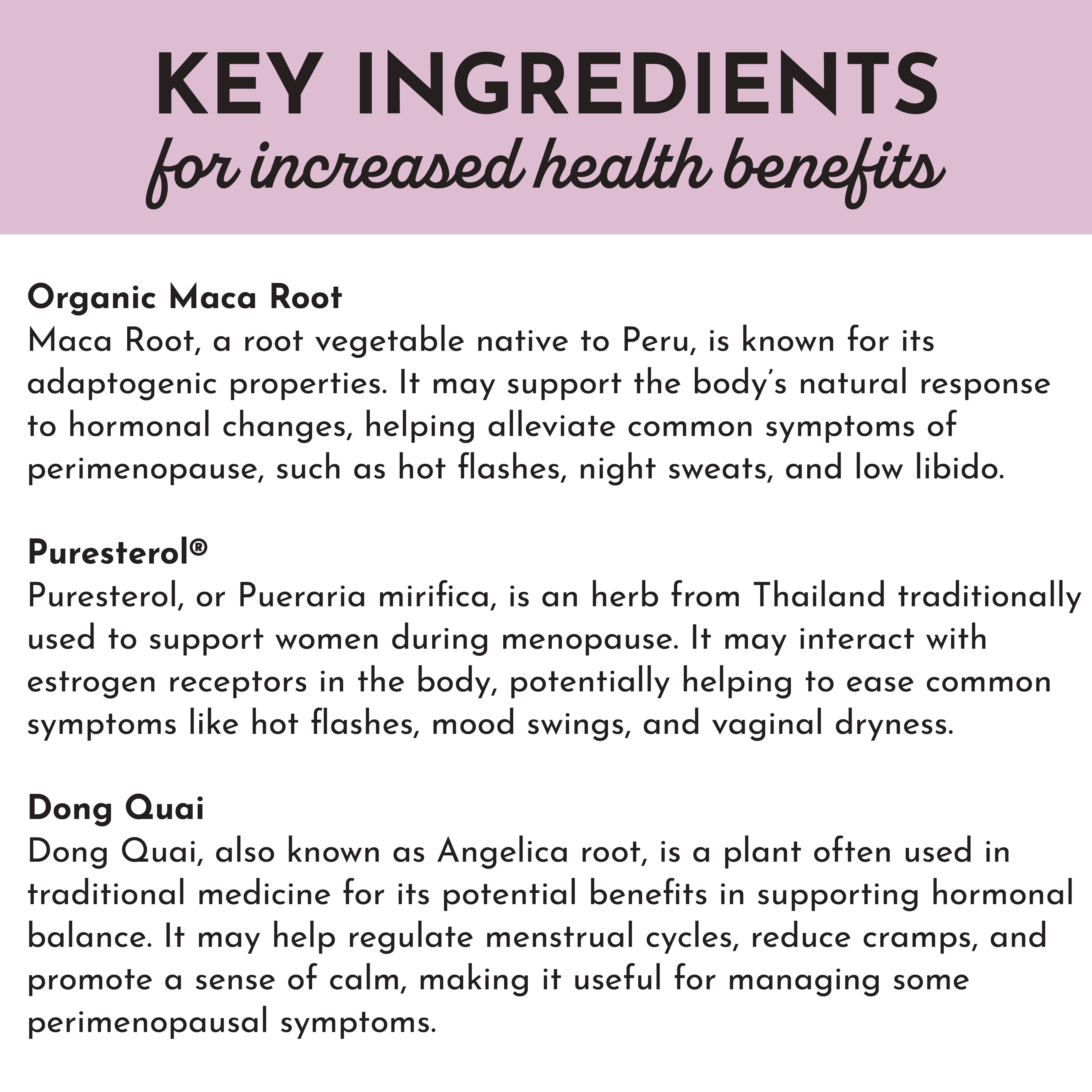 Perimenopause Support