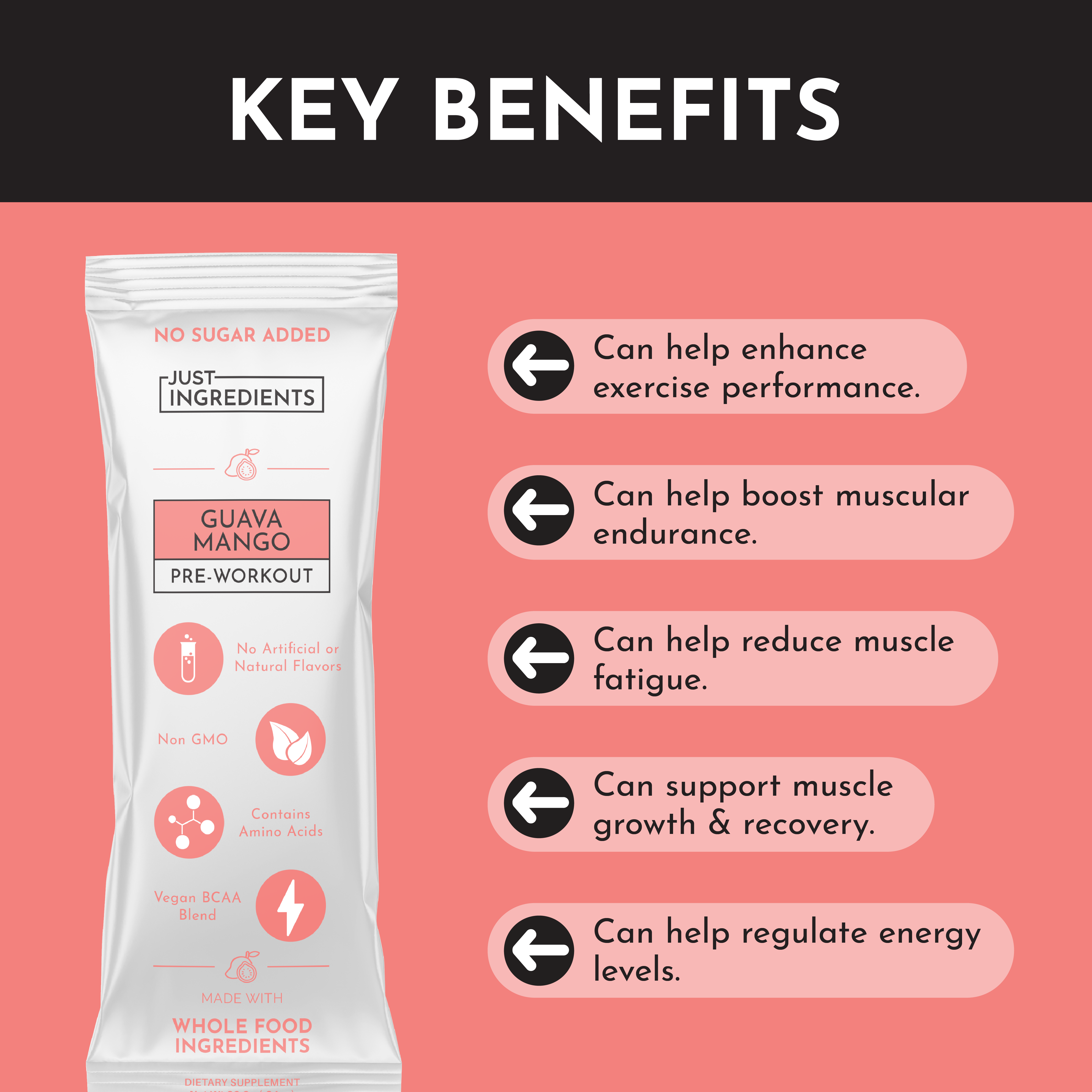 Guava Mango Pre-Workout Stick