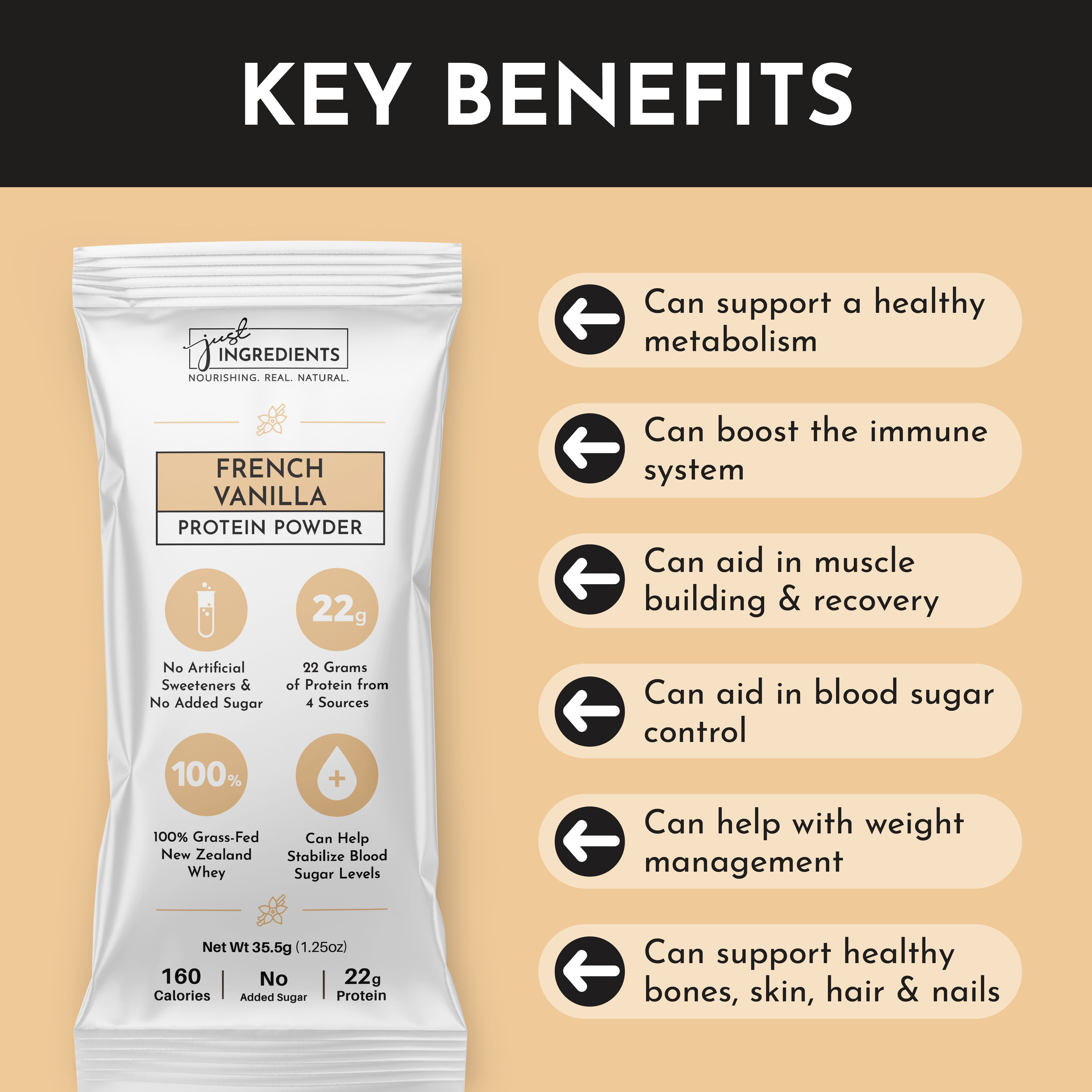 French Vanilla Protein Powder Stick
