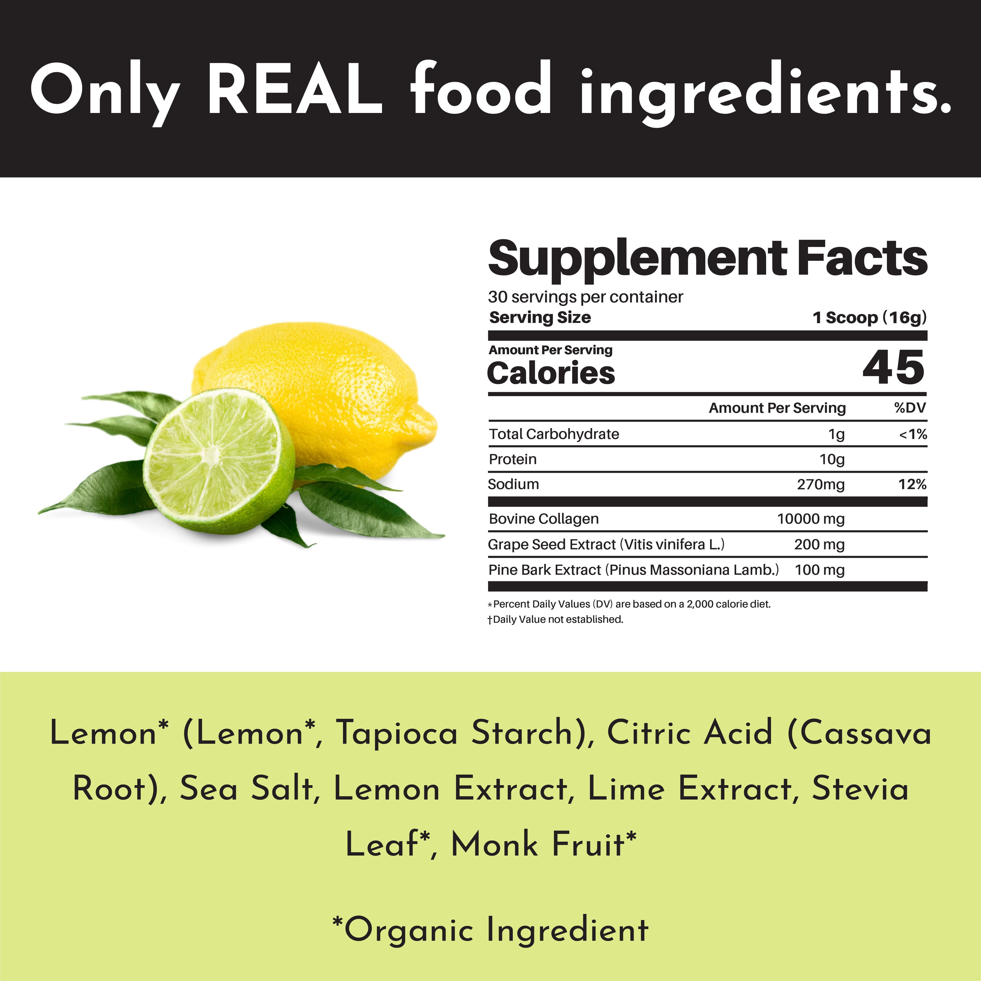 Lemon Lime Collagen Peptides