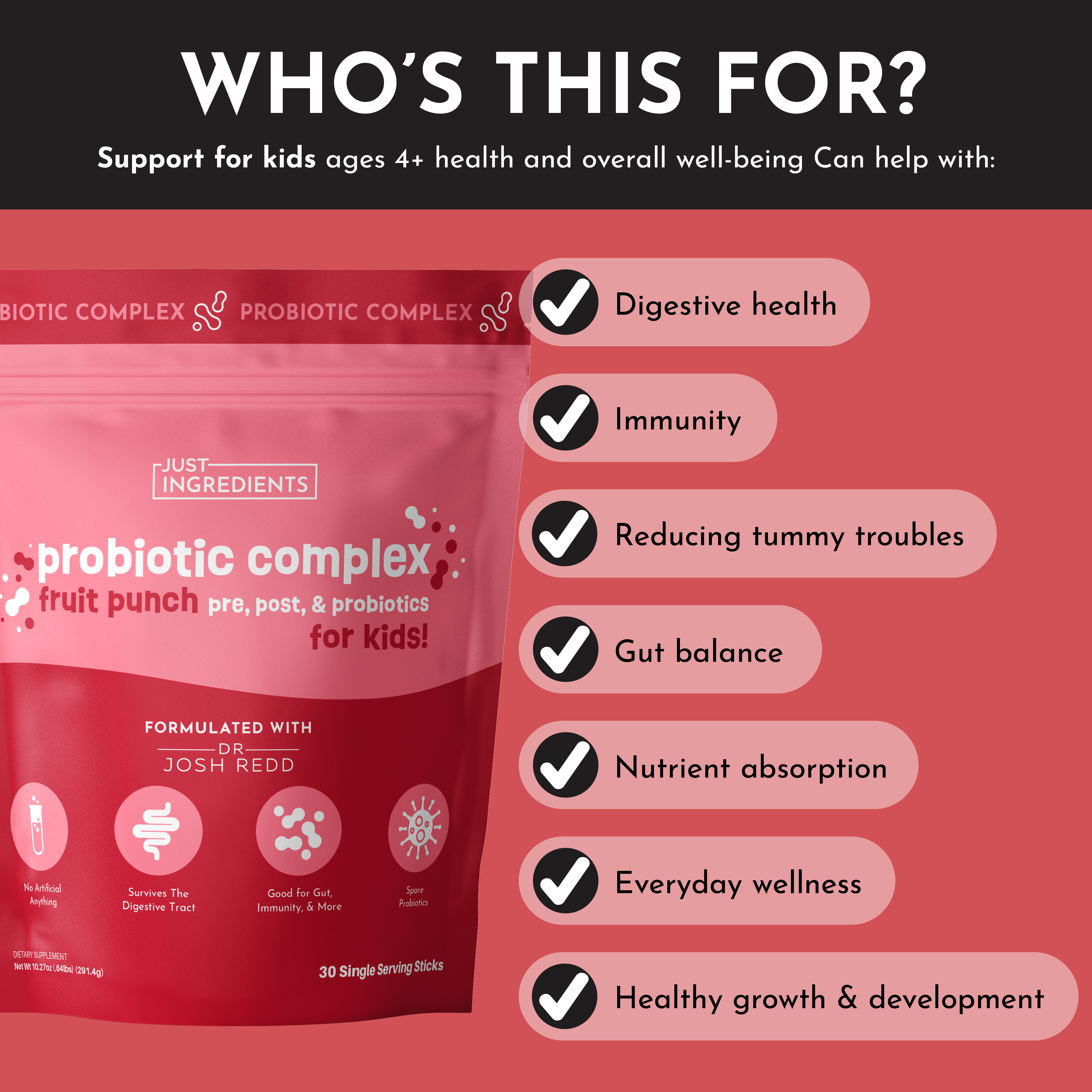 Fruit Punch Probiotic (Kids)